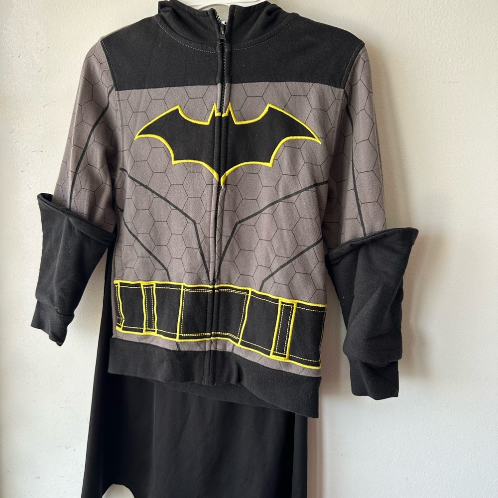 BATMAN DC Comics Black and Gray Hoodie Jacket